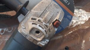 What is an angle grinder used for