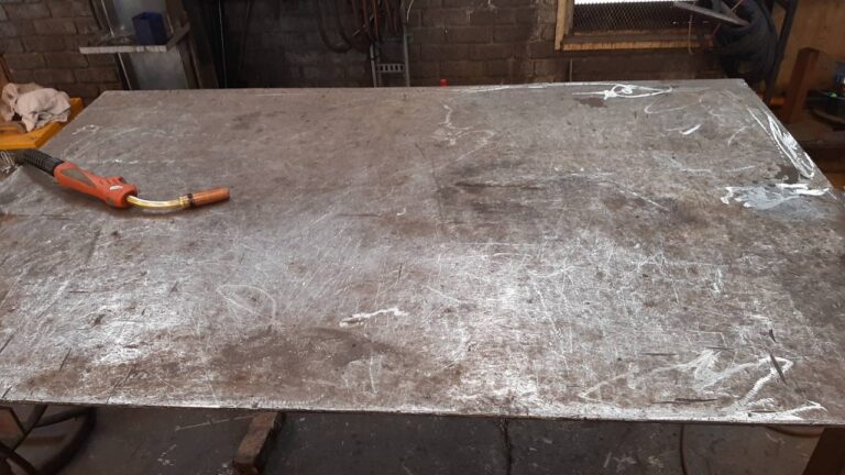 Metal work table